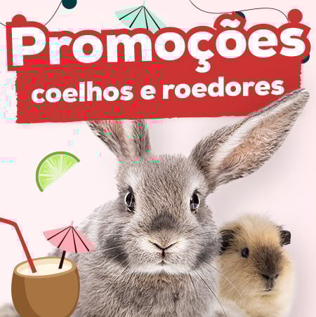 Ofertas para coelhos e roedores